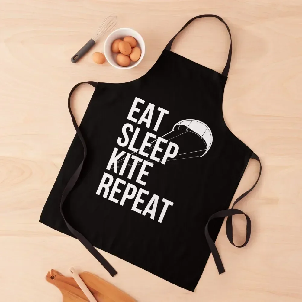 

Kiteboard, Kitesurfing Design - Eat Sleep Kite Repeat Apron kindergarten teacher Waterproof beauty master For Women Apron