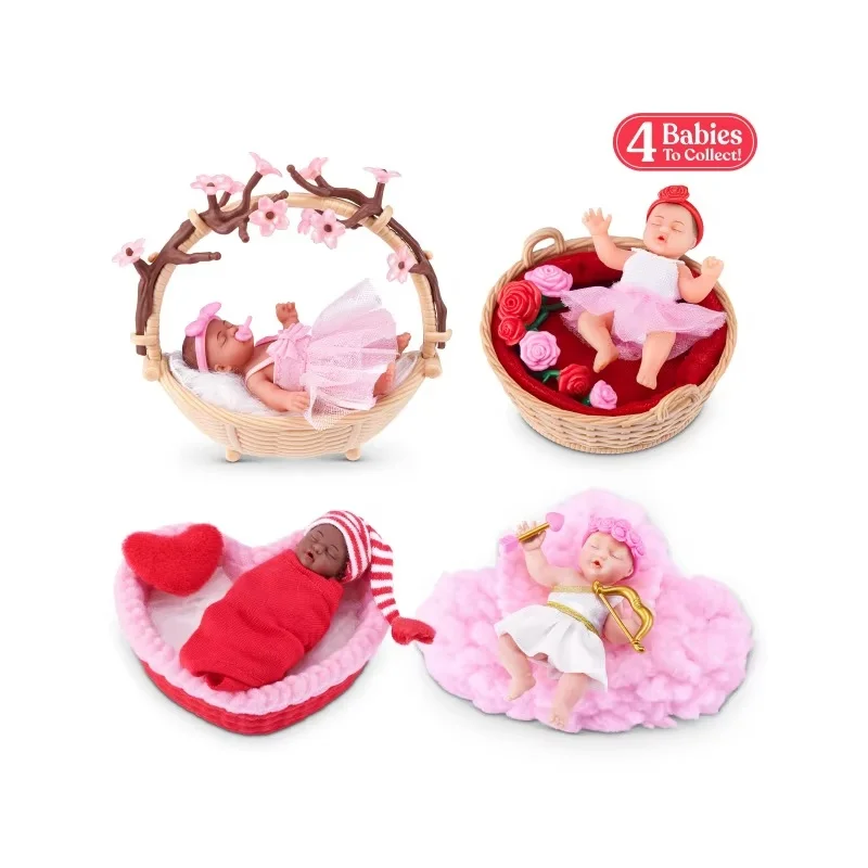 

Zuru 5 Surprise Mini Doll Sweetheart Cradle Blind Box Cute Gift Miniature Brandstoys Mystery Blind Boxes Baby Toy