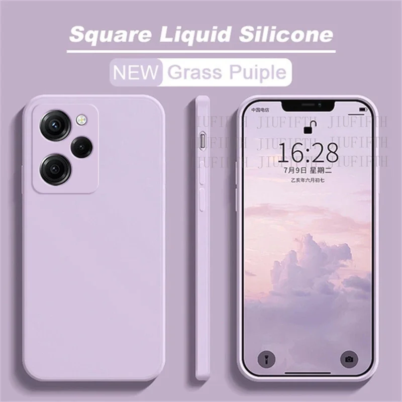 

Original Liquid Silicone Protection Soft Cover For Xiaomi Poco X5 X6 X 6 pro Poko x6pro Xiomi Little pocox6 5G Phone Case Coque