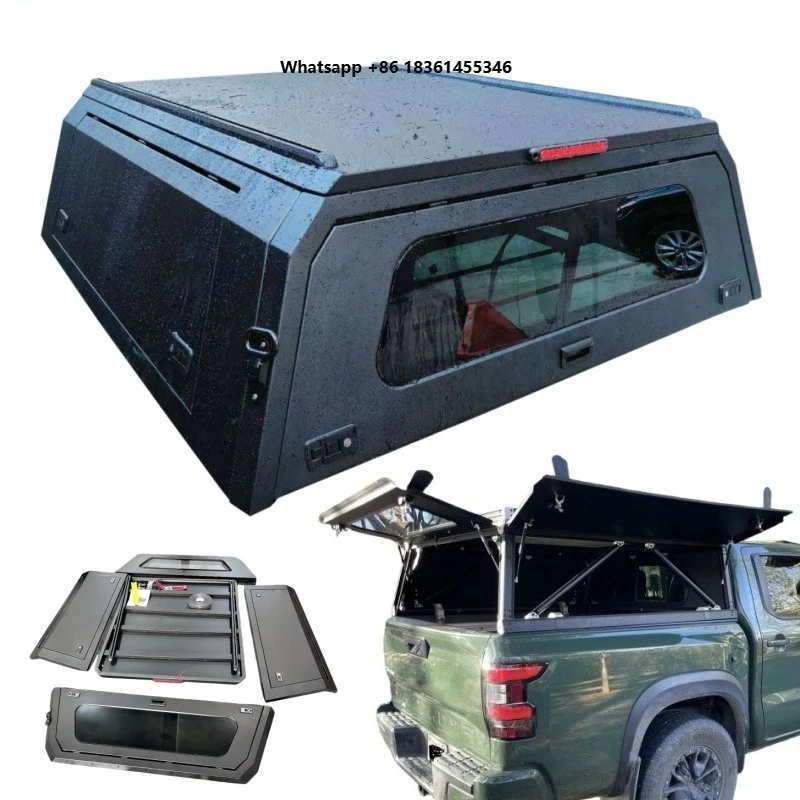 Para Nissan Frontier Pro 2017 2018 2019, Tapa Rígida de Aluminio para Camioneta de 5 y 6 pies, Cubierta Superior para Camioneta, Carcasa para Camper