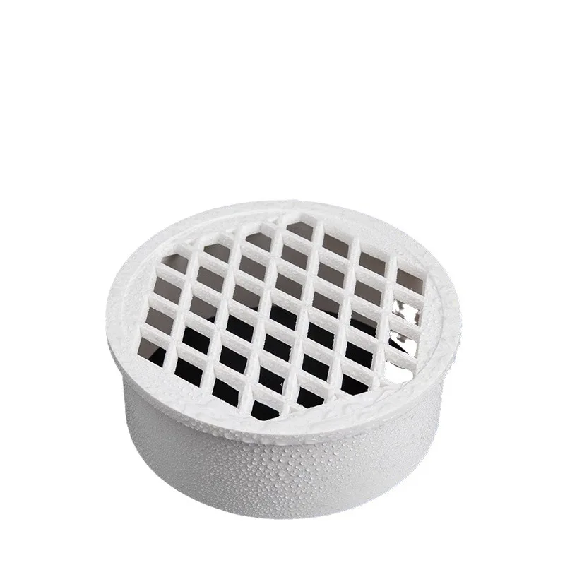 Plastic Drain Filter Plug PVC Pipe 75mm 110mm Sewer Anti Clogging Strainer Roof Balcony Mesh Cover Outdoor Garden Protect