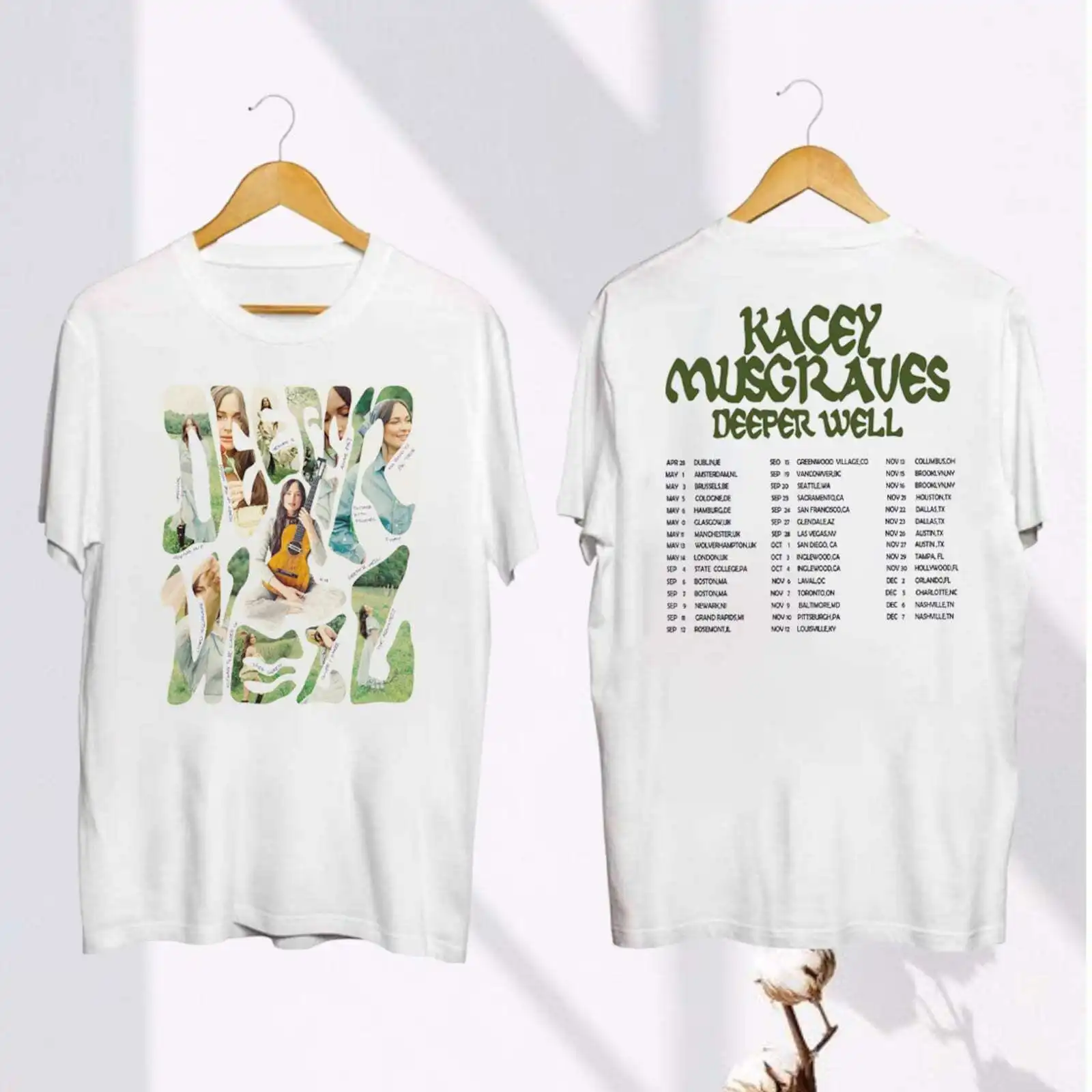 Graphic Kacey Musgraves Deeper Well Tour 2024 T-Shirt, Kacey Musgraves Fan Shirt