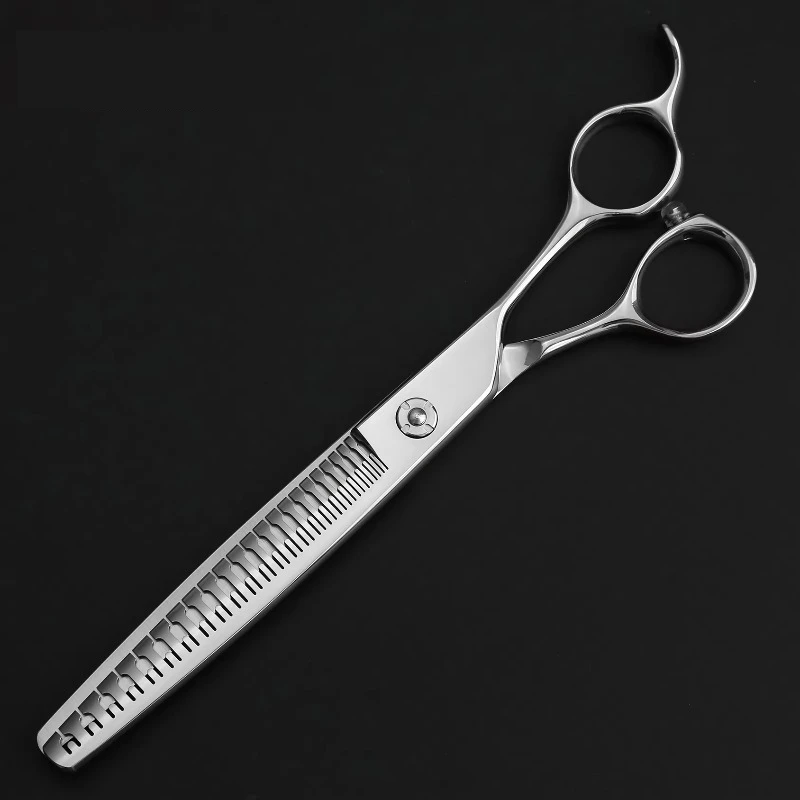 

Premium Natural Fluffy Pet Grooming Scissors Trimming Thinning 7.5inch Japanese 440c Steel Dog Grooming Scissors Shears