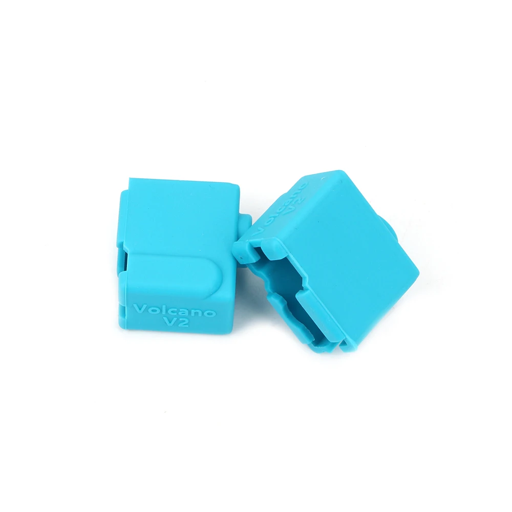 1/2/5pcs Volcano V2 Silicone Sock Cover 3D Printer Part Blue For H59 Volcano Heated Block J-head Hotend Bowden/Direct Extruder