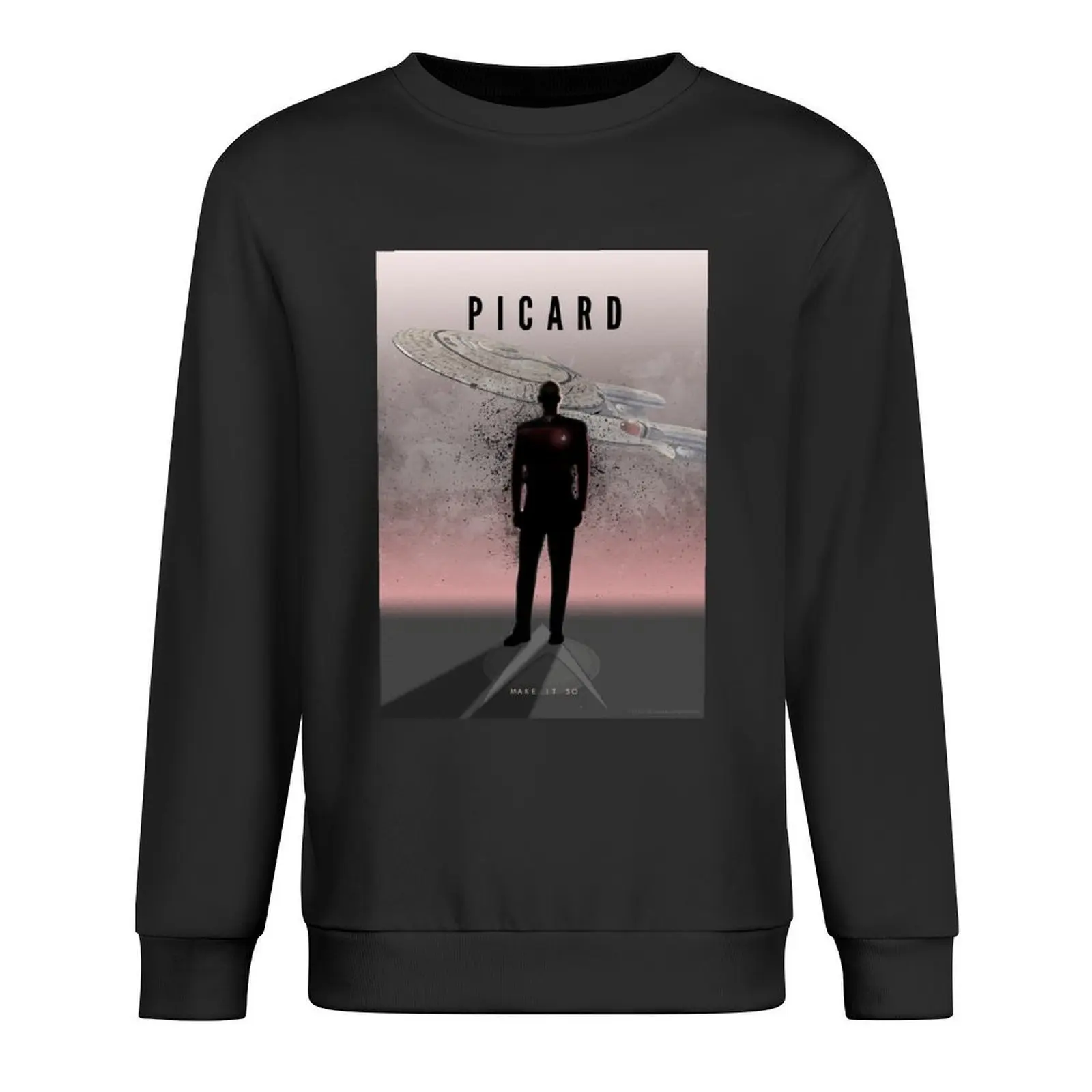 

Picard from Star Trek TNG Pullover mens designer clothes men's sweat-shirt set men's clothing men wear hoody