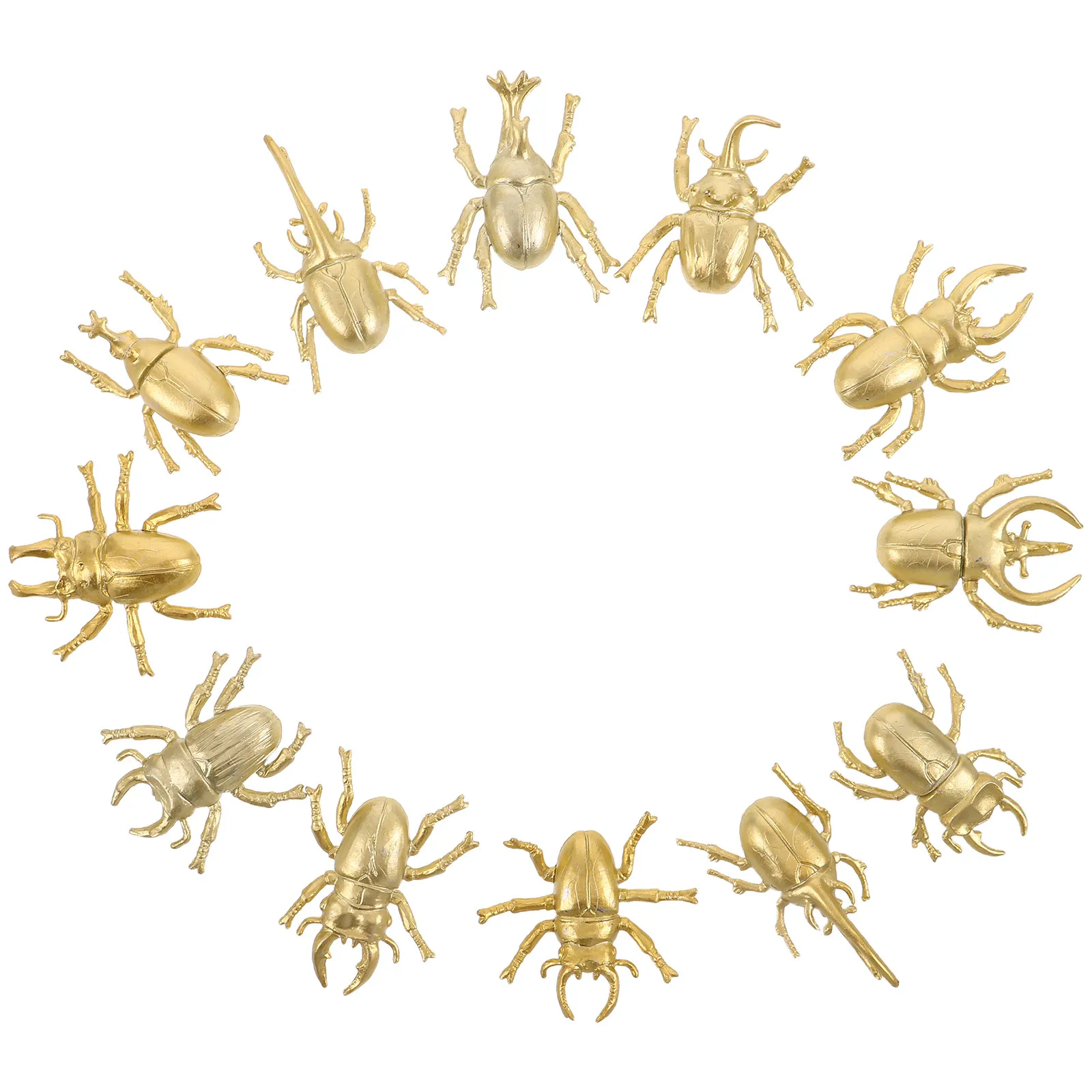 

36Pcs Simulated Beetle Ornament Set Highly Detailed Insect Models for Education Outdoor Activities Quiet