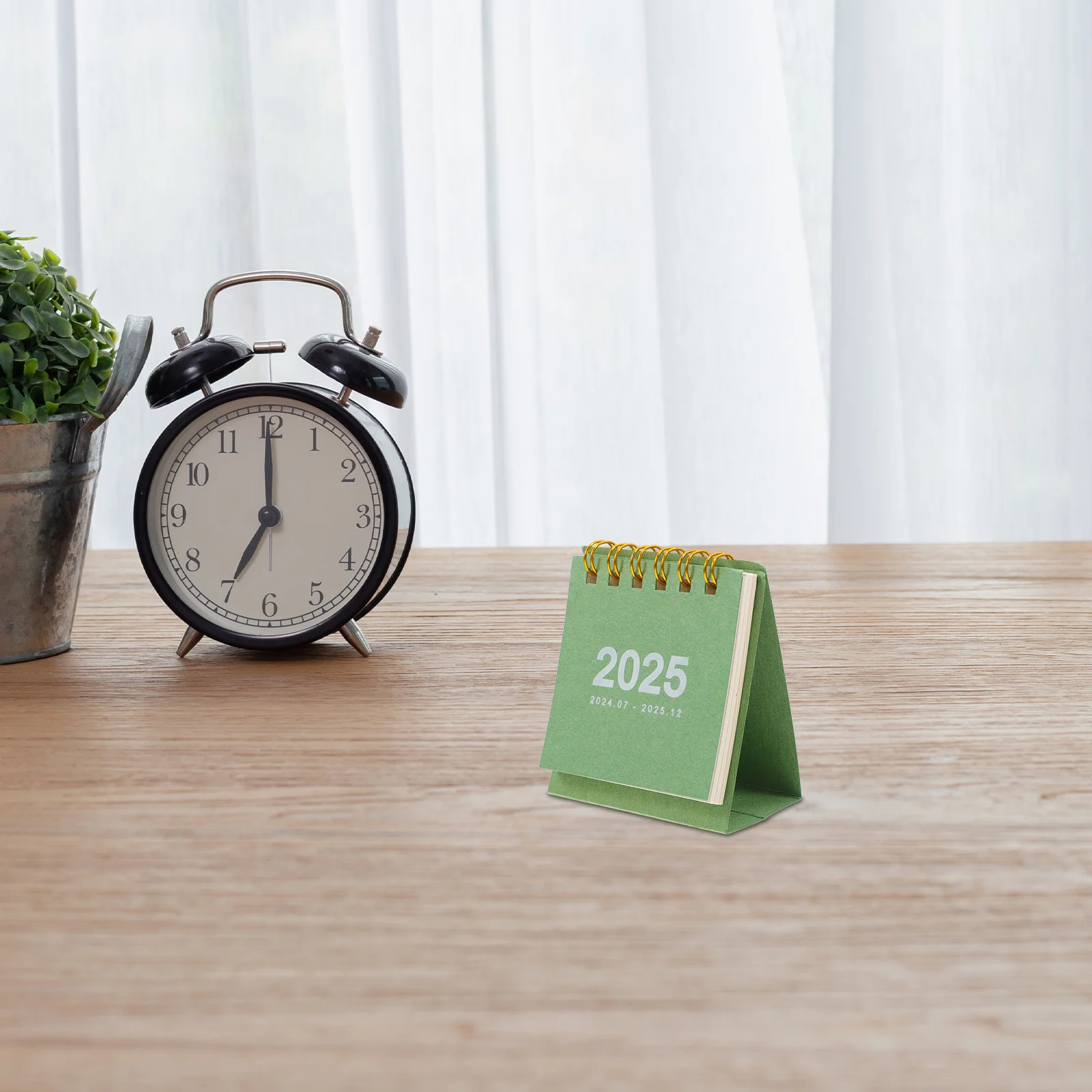 

Small Desk Calendar Boho Standing Aesthetic Office Supplies Cute Flip 2025 Monthly Calendars