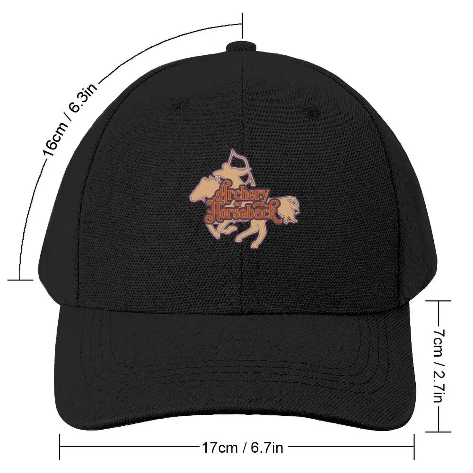 Horse Archer Archery on Horseback Baseball Cap Sun Hat For Children Golf Hat Designer Man Women's