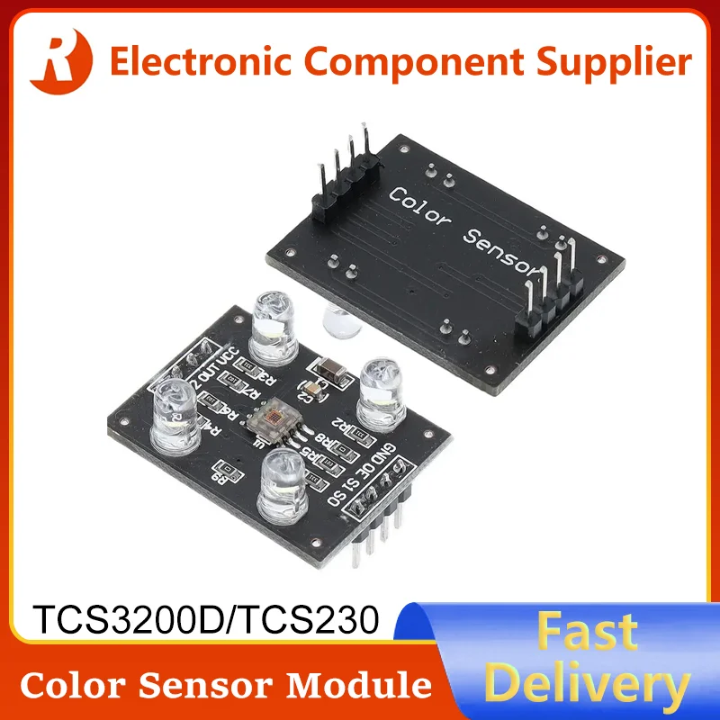 5Pcs Brand New Color Recognition Sensors TCS230 TCS3200 Color Sensor Module Accessories For MCU For Arduino DIY DC 3-5V Input