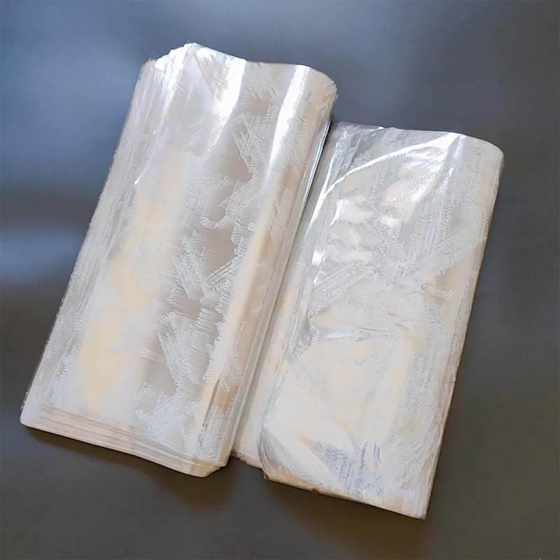 500pcs Bread Sandwiches Plastic Film Transparent White Letter Cellophane Baking Packing Sheet Paper Food Wrapper