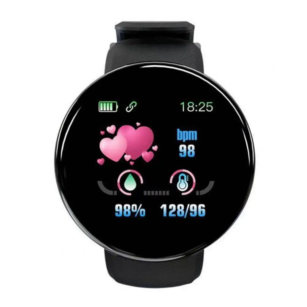 D18 Smart Watch Men Women Kids Blood Pressure Smartwatch Sports Tracker Pedometer Smart Watches For Android IOS