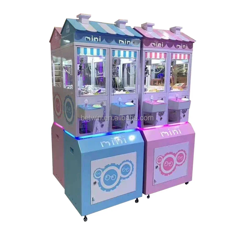 Machine à griffes pour enfants, jeu de jeu de Gabinete à pièces, mini machine d'arcade, distributeur automatique, pince à bonbons, musique