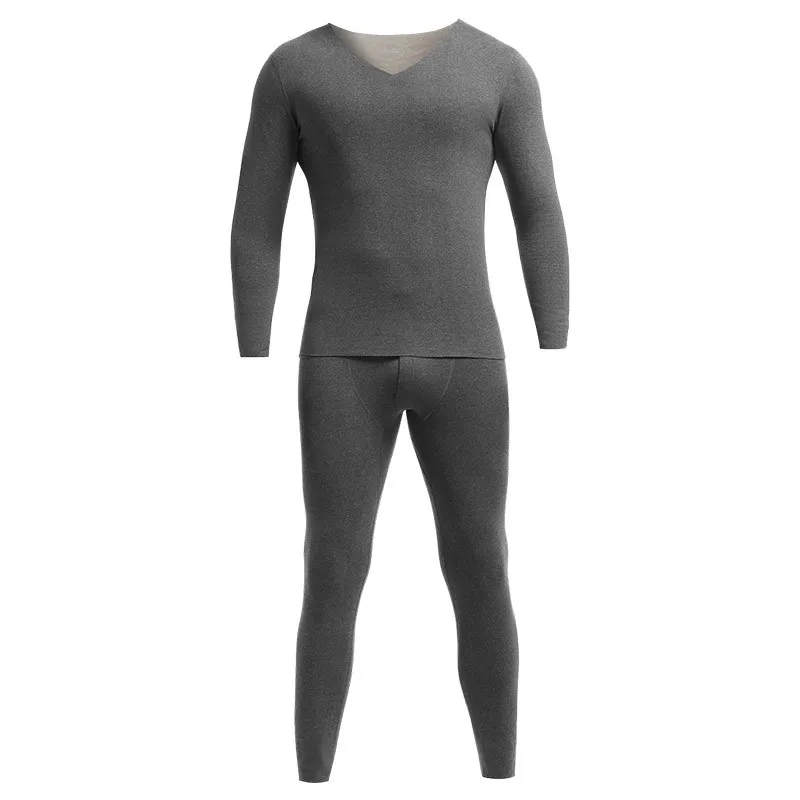 Men Thermal Underwear Suit Sexy Men Seamless Long Johns Male Warm Plus Velvet Lounge Pajamas Man Tights Undershirt Leggings Sets