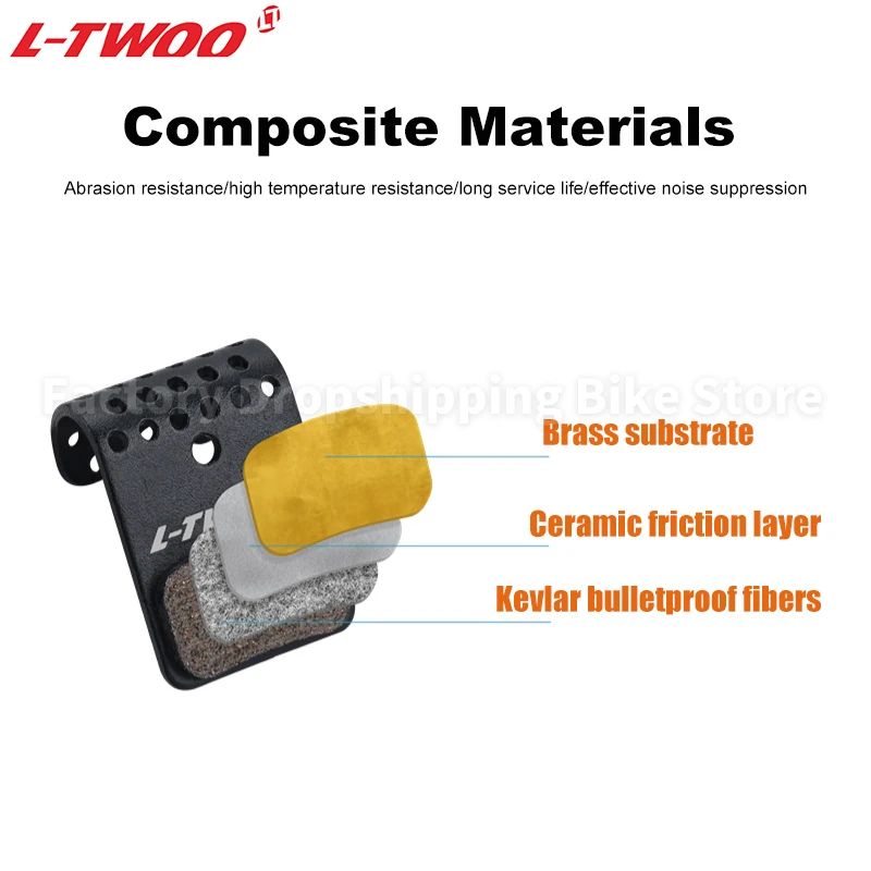 LTWOO Hydraulic Disc Brake Pads eRX eR9 RX R9 R7 GRT GR9 GR7 Egg Roll Design Brake Caliper Pads Original Bicycle Parts