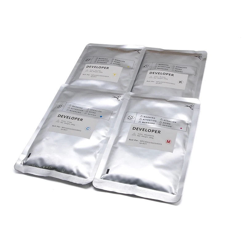 380G Yellow Developer Powder For Ricoh MP C5503 C2503 C3503 C4503 C6003 C2011 SPC831 MPC5503 MPC2503 MPC6003 MPC3503 Developer
