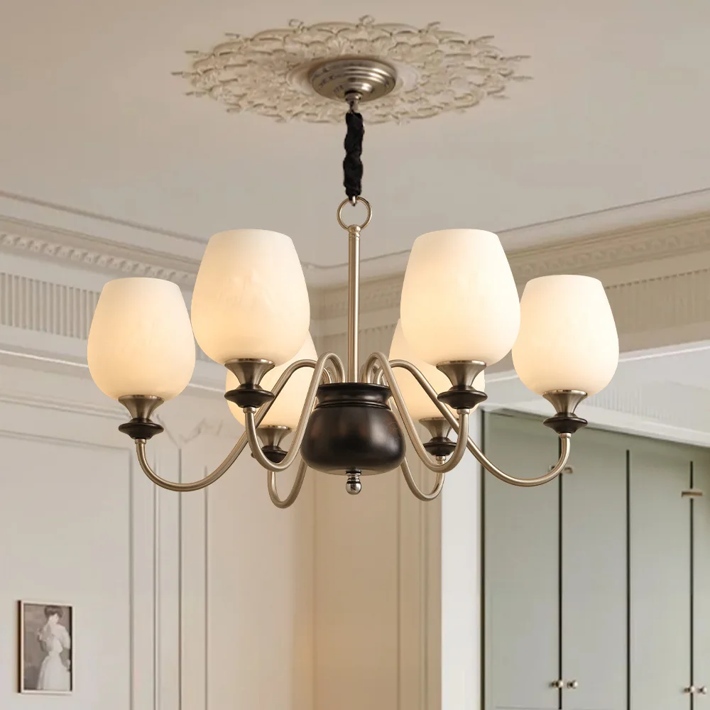 Средневековый стиль, гостиная, люстра, американский стиль, ретро, основной светильник, кабинет, спальня