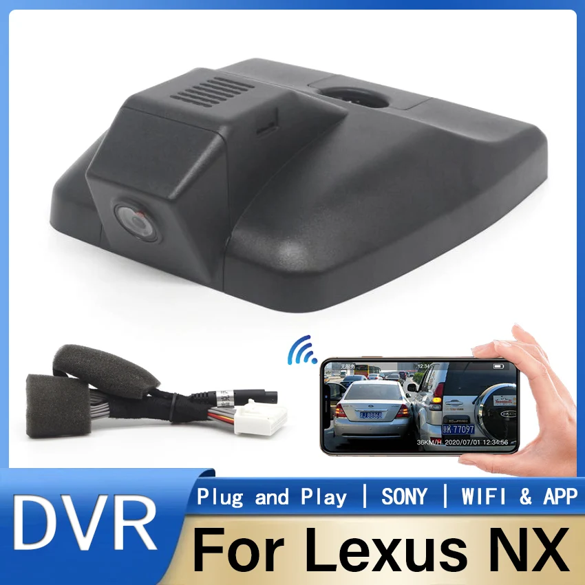 Car DVR Wifi Camera Car Dash Cam Video Recorder Original For Lexus NX 300H 300 200T 200 NX300H NX300 NX200T NX200 2017~2020 2021