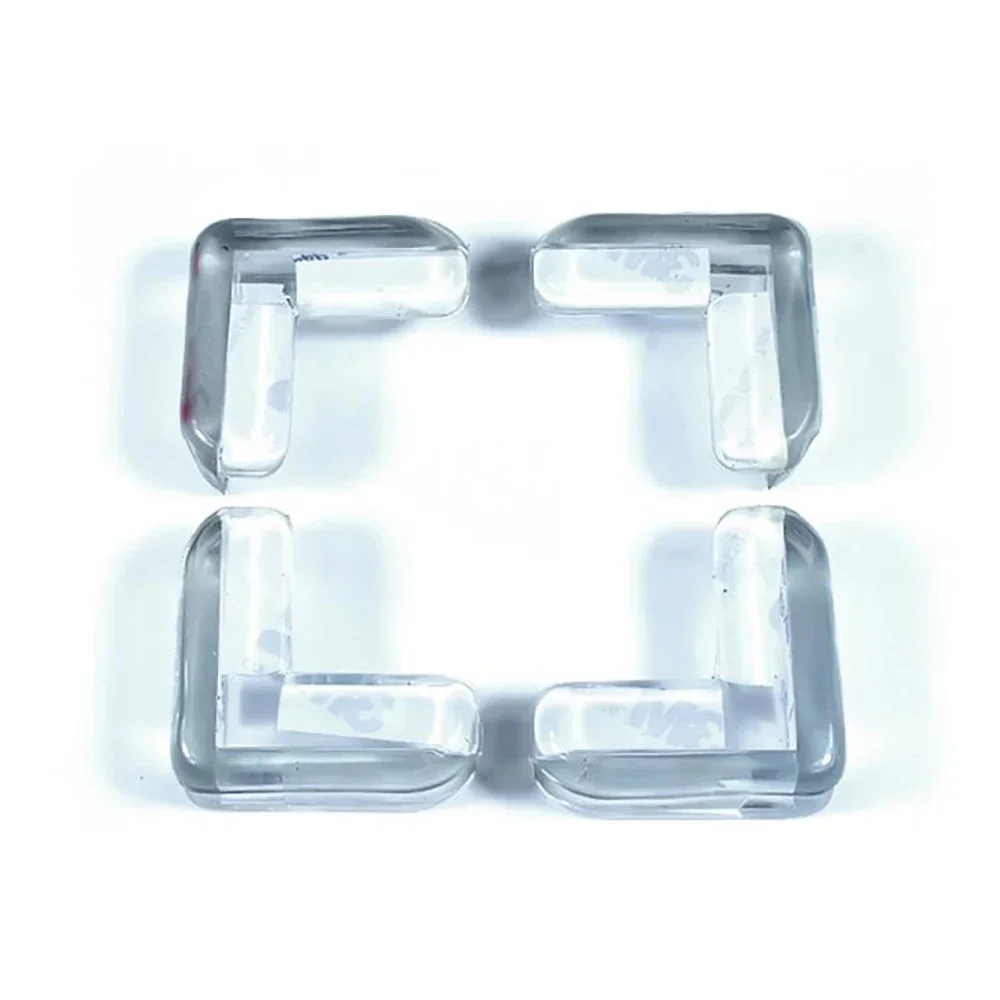 Silicone Anti-Collision Edge Corner Protector, Table Corner Guards, Capa para crianças e bebê, Segurança, 4pcs