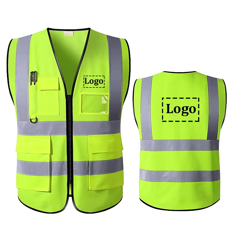 

Work Vests for Man Construction Custom Logo 5XL Road Building Garden Working Vest For Men Woman