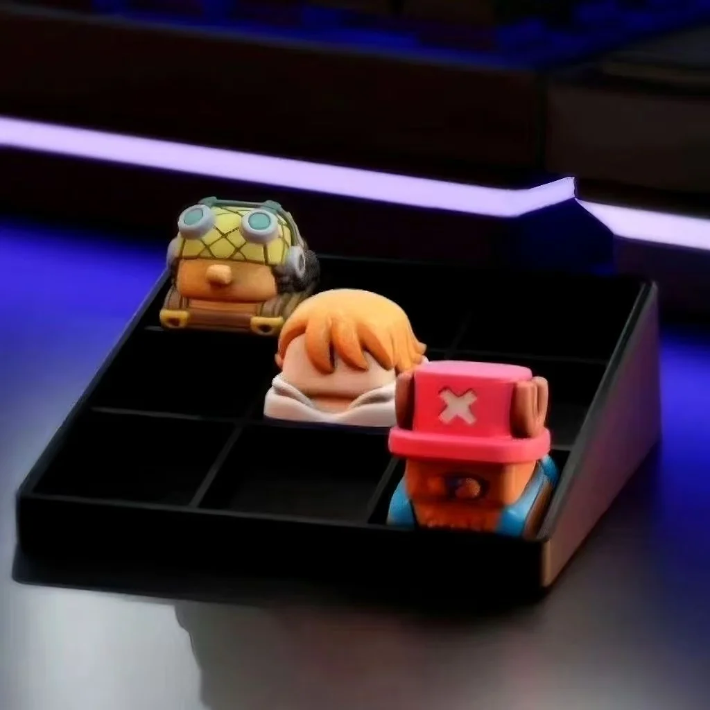 การ์ตูนอะนิเมะวันพีชรูป DIY นามิ ช็อปเปอร์ อุซปป์ปุ่มกดคีย์บอร์ด ESC ฐานปุ่มกดของขวัญ