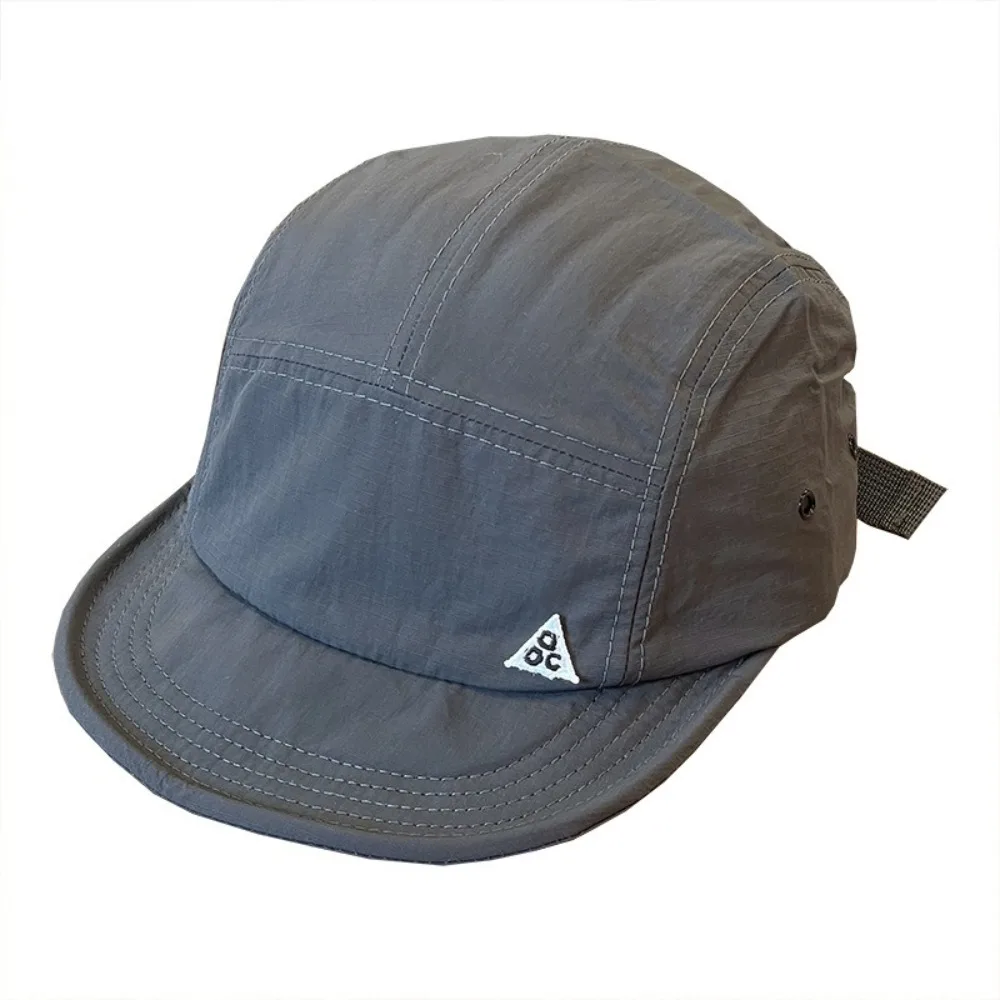 

Soft Solid Color Short Brim Baseball Cap Japanese Style Sunscreen Sun Hat Visor Adjustable Peaked Cap Street