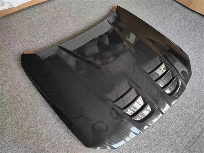 High quality 3K carbon fiber engine hood for BMW's new 4-series G26 body kit front and rear bumper side skirts