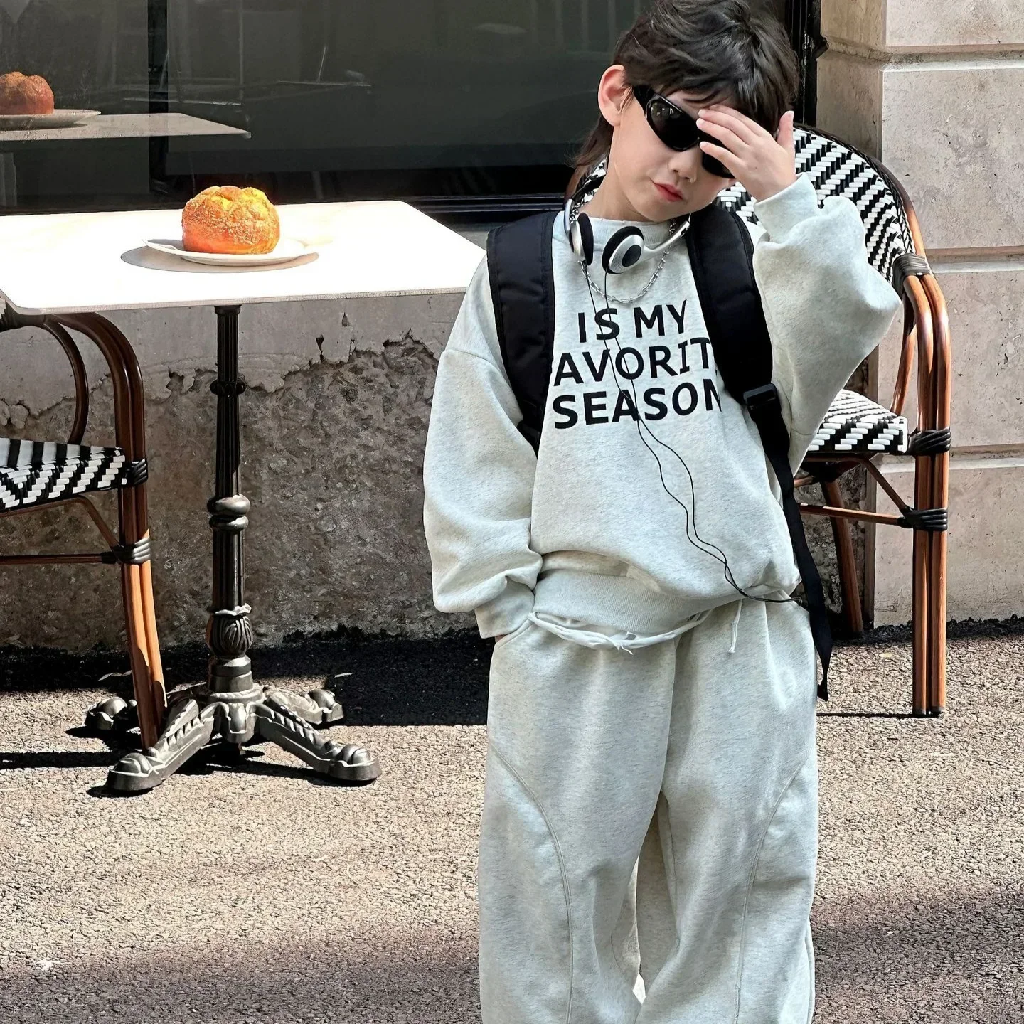 Children Clothing Tops and Pants Fashion All Match Comfortable Two Piece Set 2024 Autumn New Boys Casual Letter Sports Suit