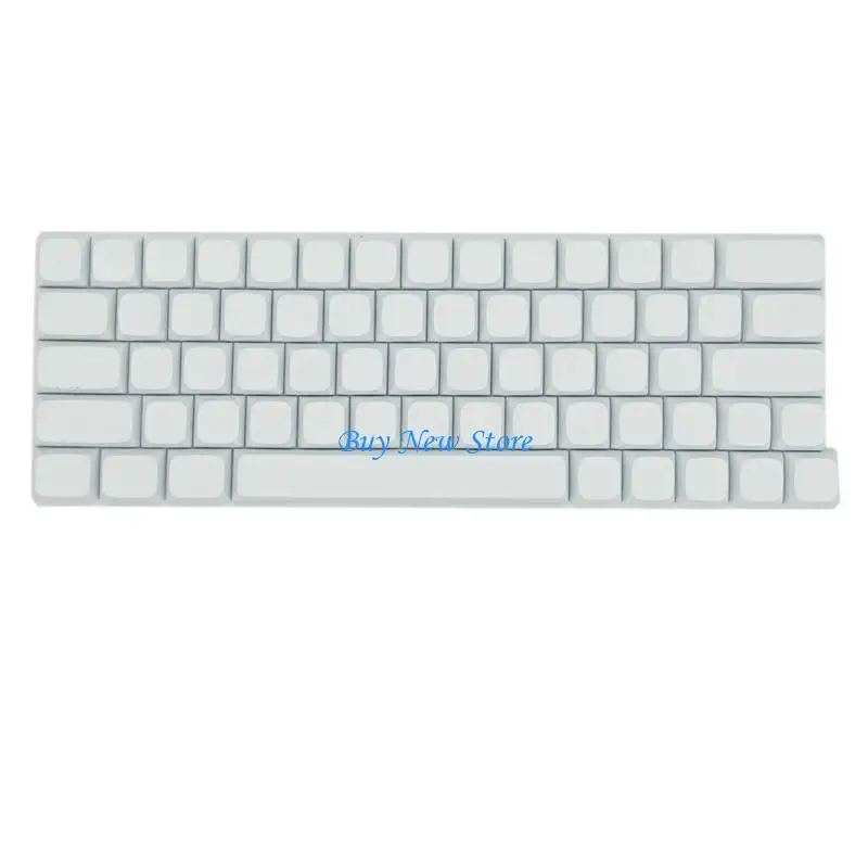 20CE Keycaps branco minimalista 64 KEYS XDA PBT Keycaps para teclado mechinearia XD64