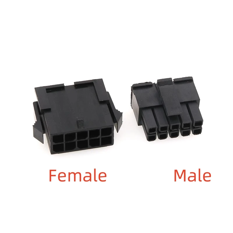 10pcs Mx3.0 3.0mm Pitch Micro-fit 3.0 Connector Housing 2*1/2/3/4/5/6/8pin Female/male + Terminal 43030