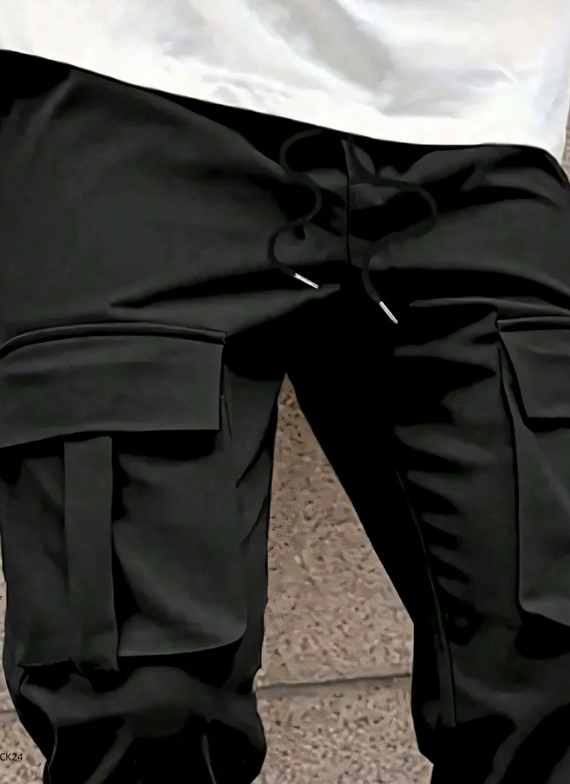 

new men's workwear pants, European and American men's loose straight casual pants, men's workwear pocket pants