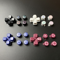1Set Plastic button For PS4 ABXY Buttons Circle Square Triangle ABXY Cross Button Repair Part For PS4 slim pro controller