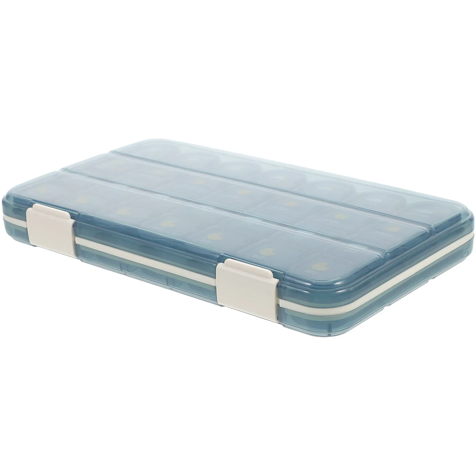 Small Portable Medicine Case Sealing Organizer Travel Container Leak Proof Medicine Box for Daily Use Travel Organizer