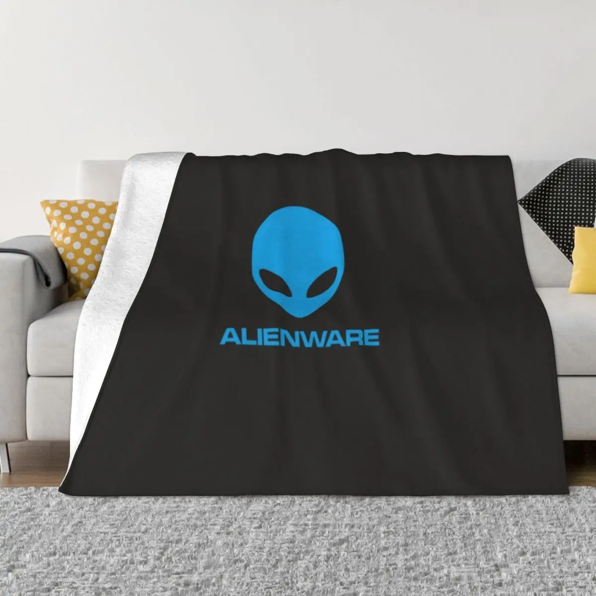 

BEST SELLER - Alienware Merchandise Essential T-Shirt Throw Blanket Bed Fashionable Bed Sofas Fluffys Large Blankets