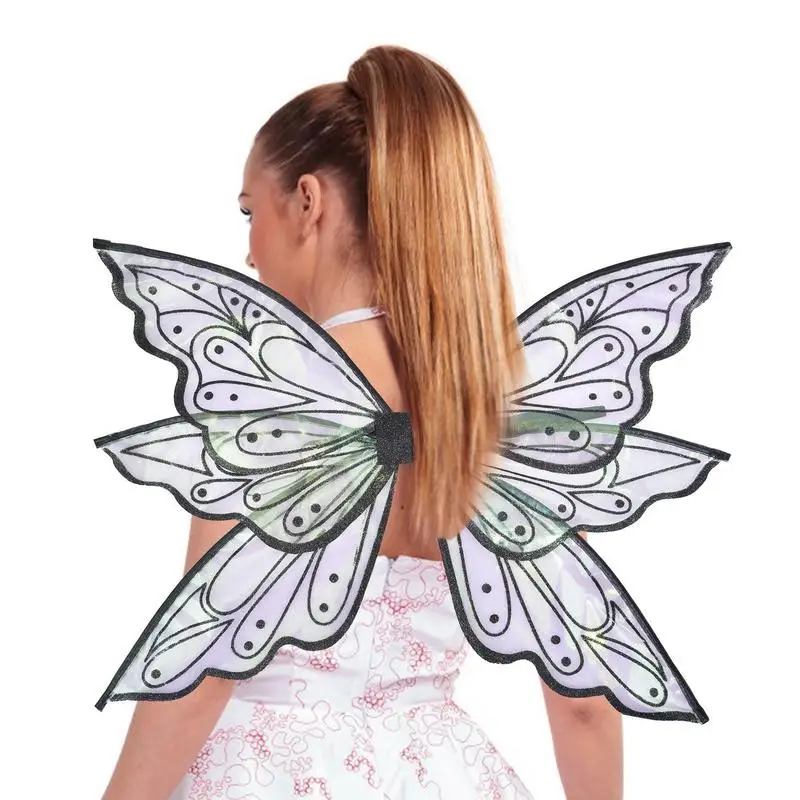 

Fairy Wing Party Festivals Props Shiny Edge Butterfly Elf Wings Costume Party Dresses Decorations For Kids Performance Props