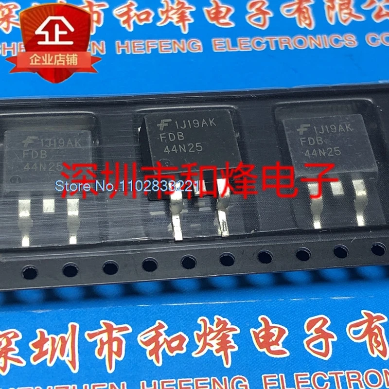 （10PCS/LOT） FDB44N25  TO-263 250V 44A