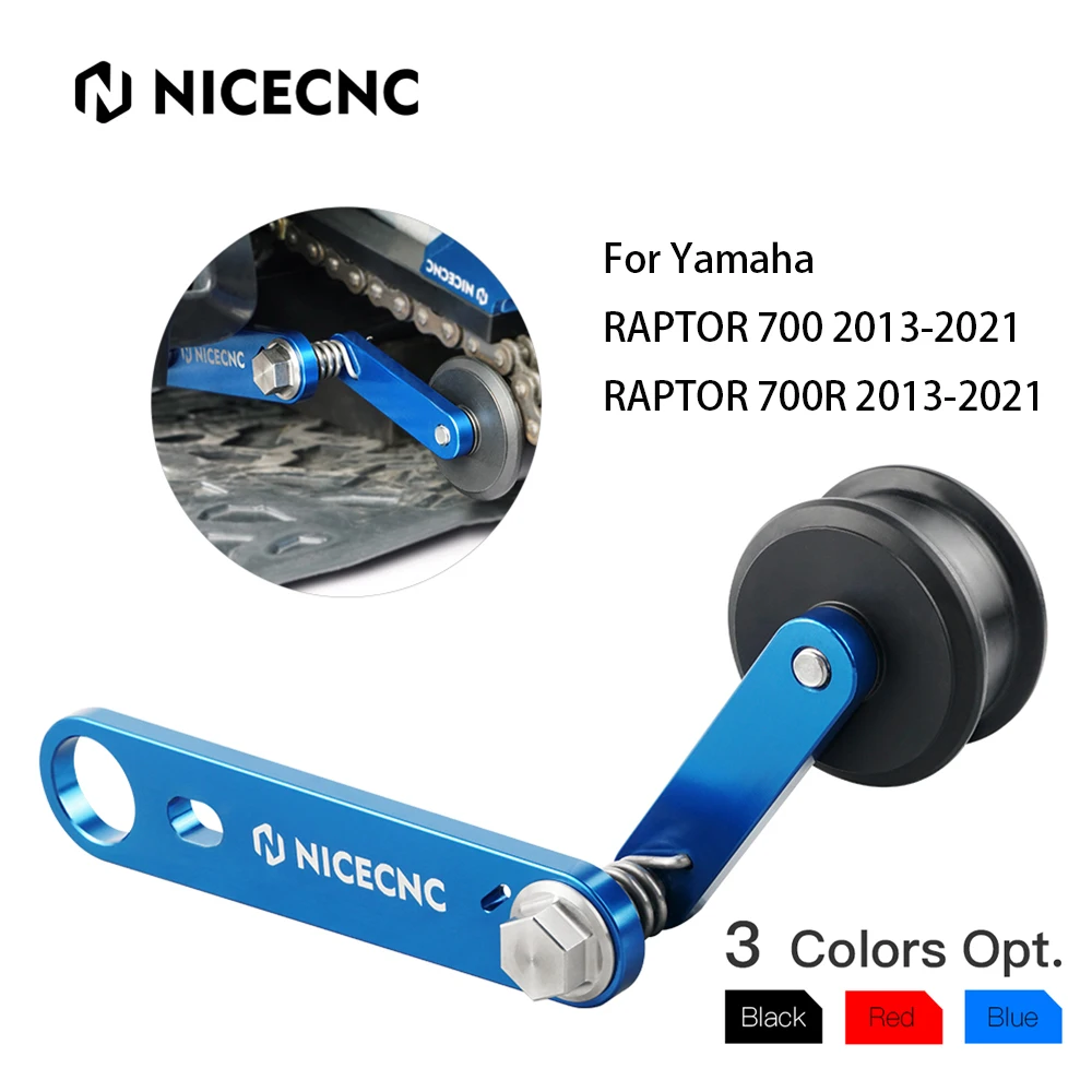 NiceCNC ATV Drive Chain Tensioner For Yamaha RAPTOR 700 700R YFM700 YFM700R YFM 2013-2022 2020 2019 2018 Aluminum Accessories