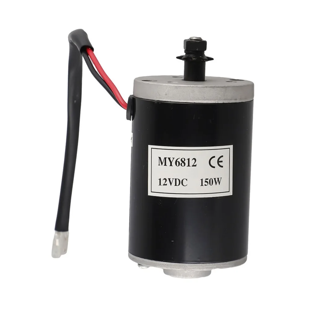 150W ​​DC Brushed Motor With 9 Tooth Sprocket & Reversible Rotation MY6812 Electric Scooter Brushed Motor Power Tools Parts