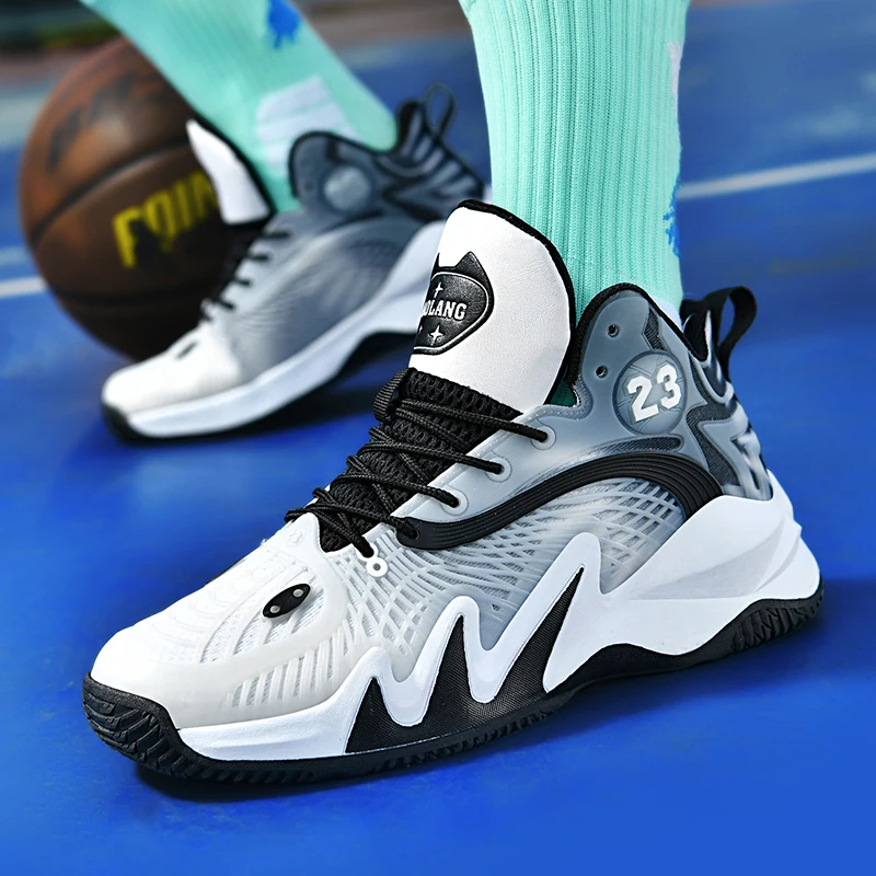 Men Running Basketball Shoes Outdoor High Quality Light Sports Shoes Unisex Women Athletic Unisex Trainer Breathable Sneakers