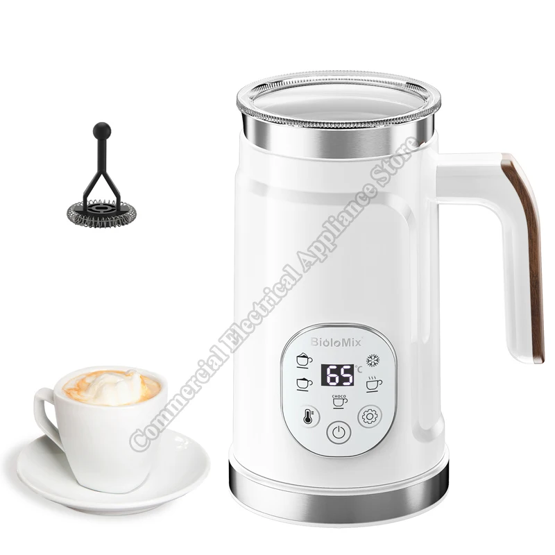 

Вспениватель молока, новое электронное сенсорное полностью автоматическое электрическое устройство для взбивания молока для кофе