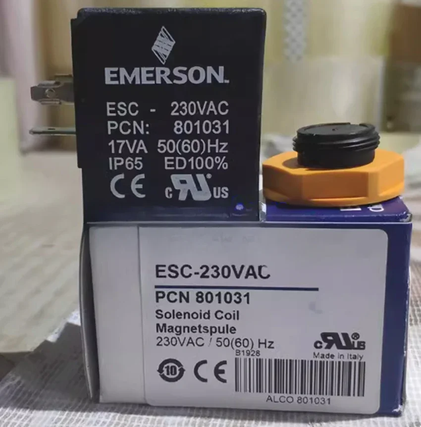 2PCS Original EMERSON ESC-230VAC /50-60Hz Solenoid Coil ESC230V Not Fake