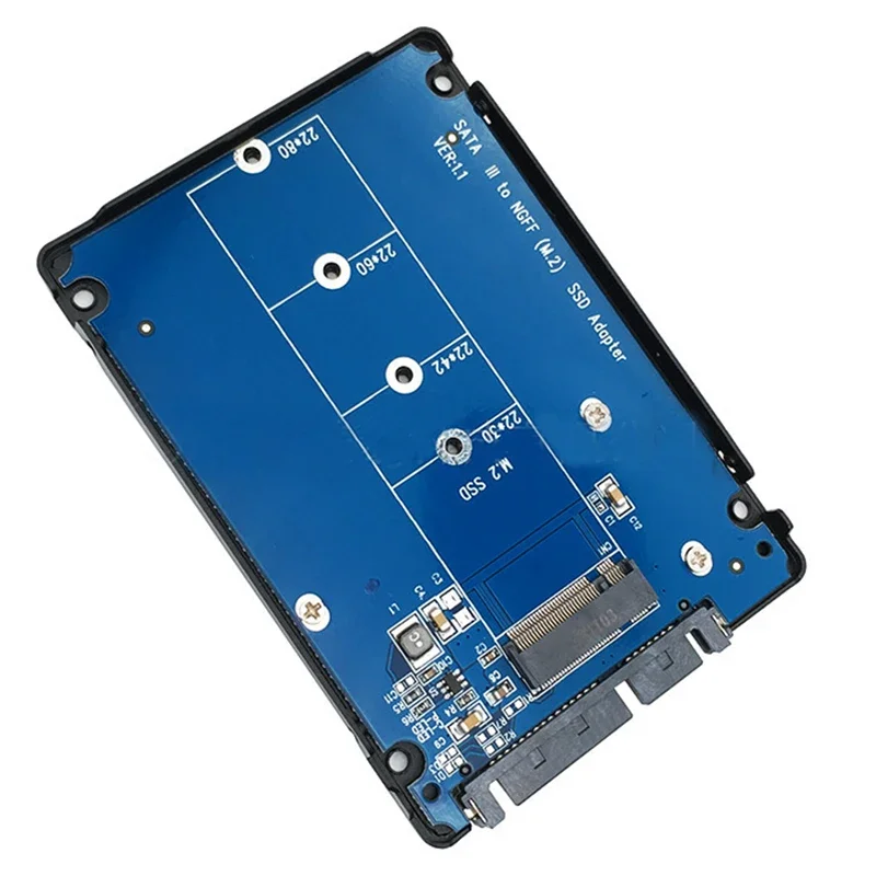 

Ngff To SATA3.0 HDD Enclosure B Key SSD Solid State Case TO 2.5 Inch Hard Drive Box All Aluminum 7MM Expansion Adapter Converter