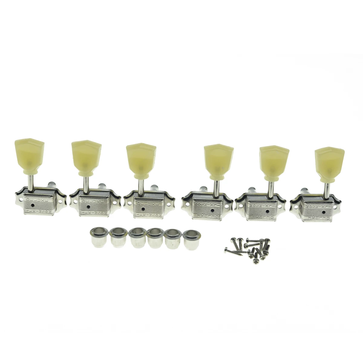 Wilkinson Deluxe Vintage Guitar Tuning Keys Pegs Guitar Machine Heads Tuners with Keystone Buttons for Les Paul/SG/ES