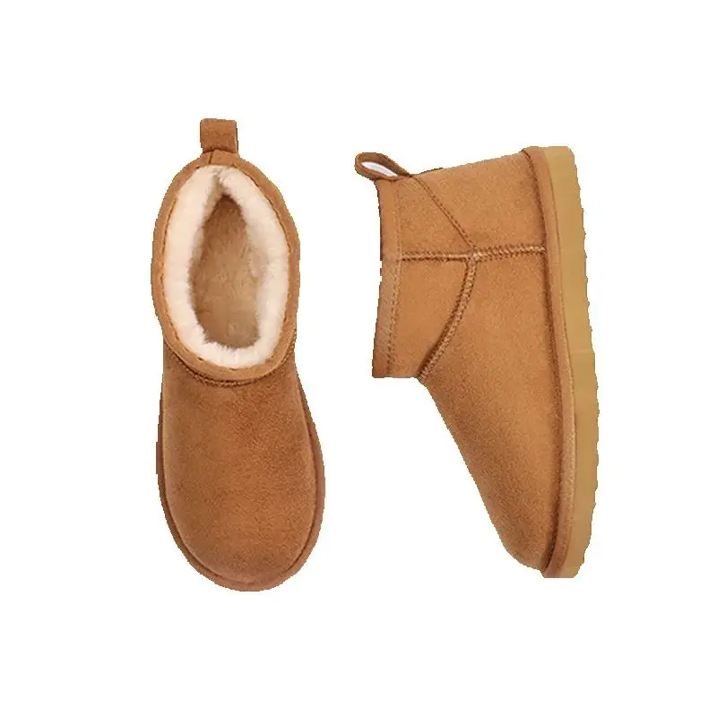 Asgard المرأة فروي الثلوج الأحذية شتاء دافئ عدم الانزلاق الفراء رقيق نعال من القطن الكلاسيكية في الهواء الطلق فراء الأحذية الدافئة غامض أحذية منزلية