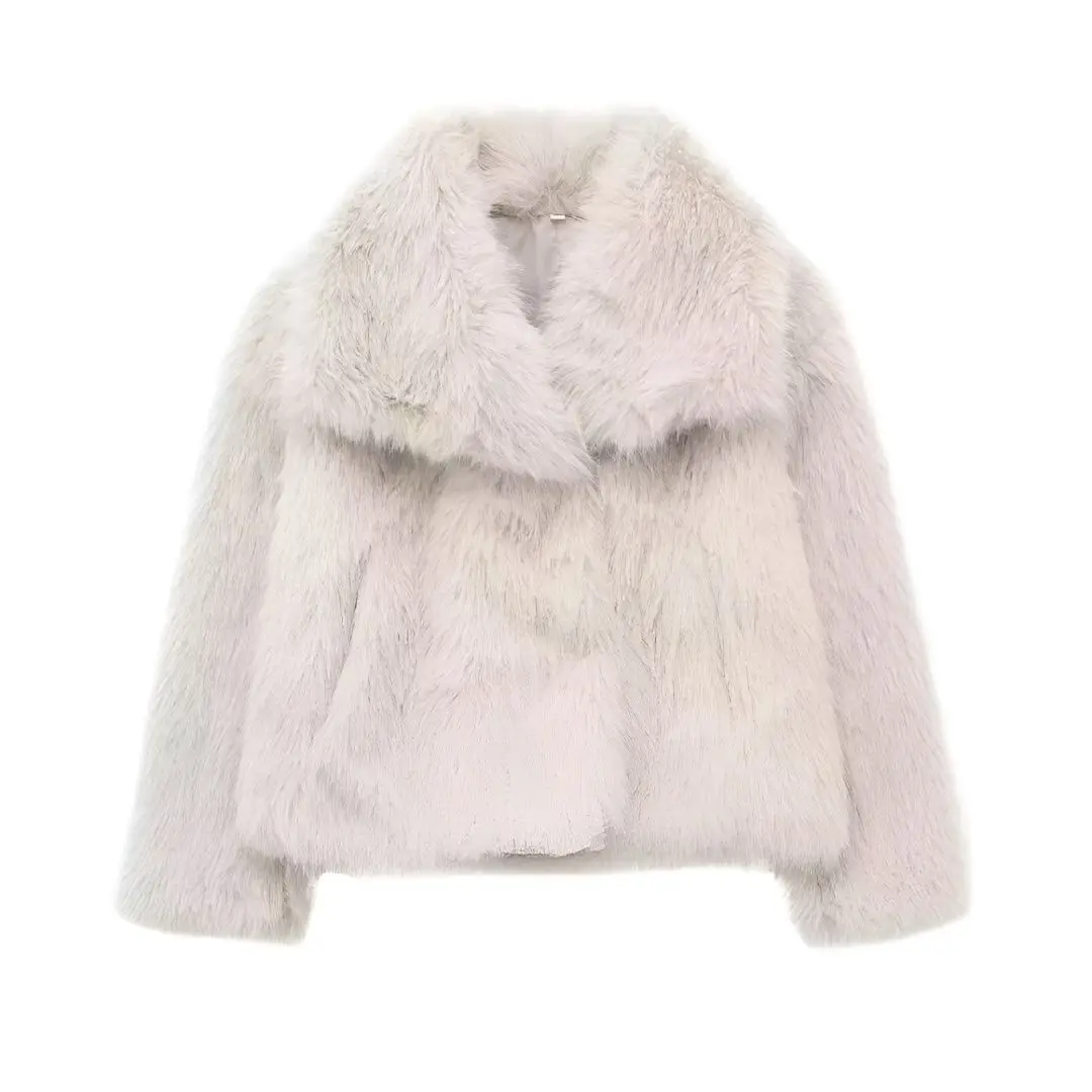 2026 New Lapel Environmentally Friendly Thickened Jacket Fashionable Vest Loose Autumn and Winter