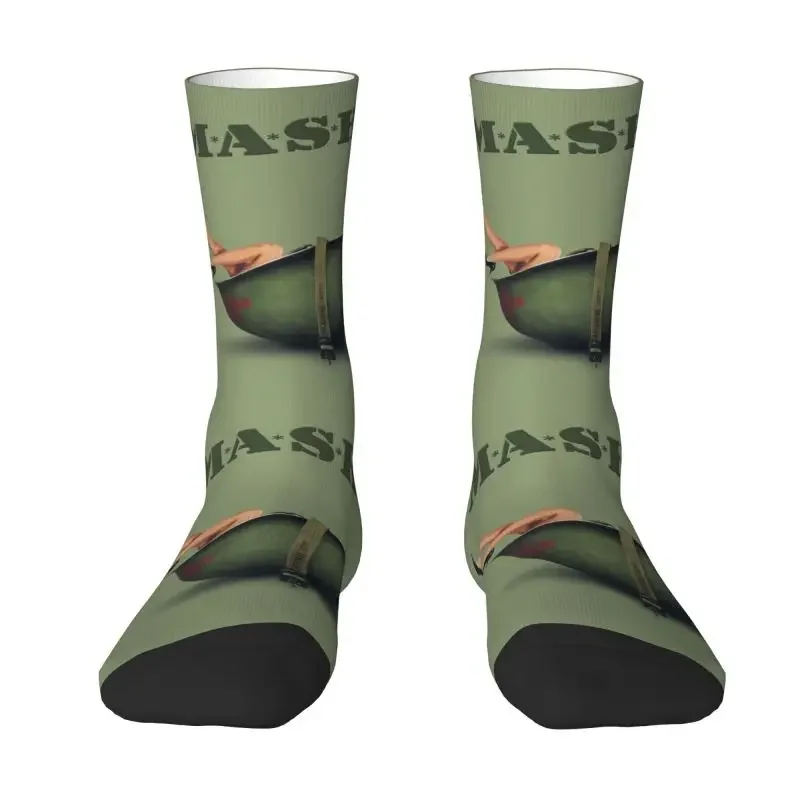 

MASH 4077 US Army Medic Men's Crew Socks Unisex Cute Spring Summer Autumn Winter Dress Socks