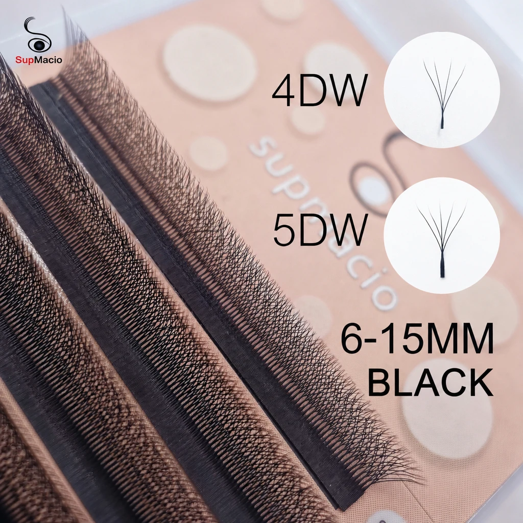 Supmacio 4d 5d W Wimpern Mix Clover Draht W 4d Wimpernverlängerung Volumen Fan Wimpernverlängerung 5d Draht für Wimpernverlängerung