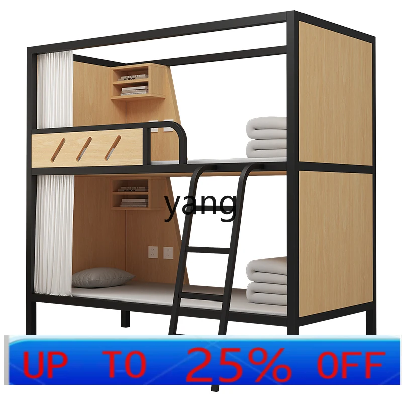 

LTT High and Low Iron Frame Bed Homestay Double Floor Apartment Student Staff Dormitory Bunk Bed