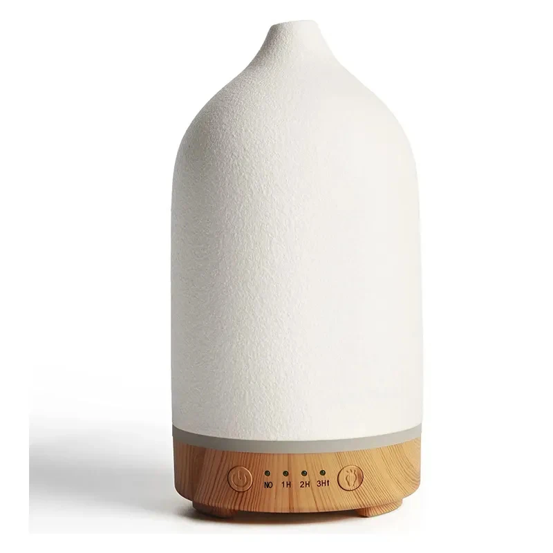 Humidificateur automatique d'huiles essentielles en céramique, diffuseur d'arômes frais, humidificateur d'air avec minuterie, lumières colorées, maison, hôtel