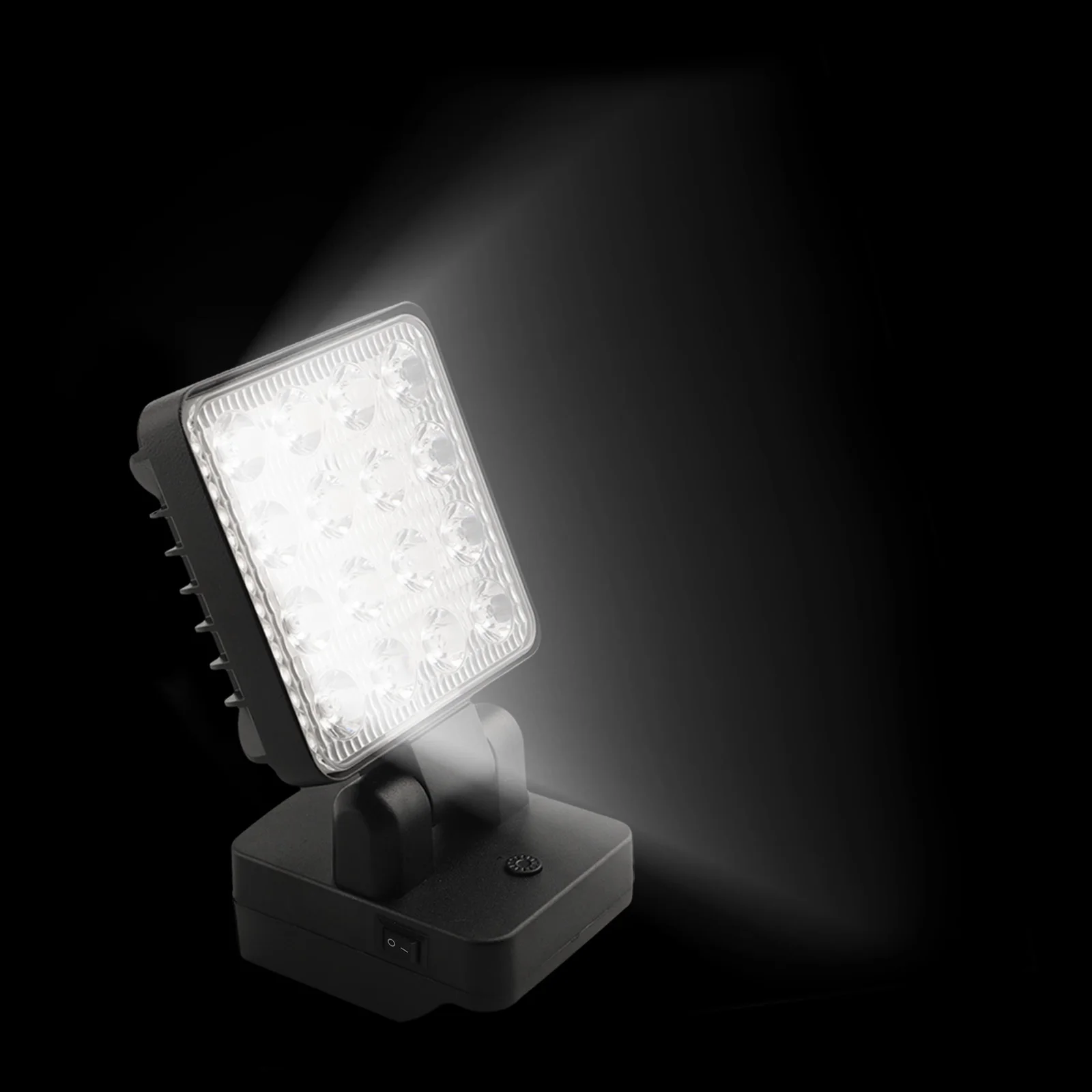 Sleek Portable LED Work Light Compatible with For PARKSIDE Battery Models Offering Efficient Illumination Options