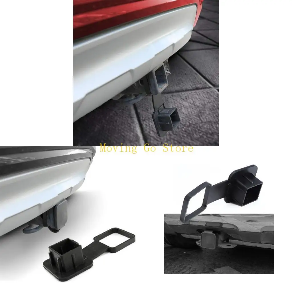 B5XD Rubber Trailer Hitch Cover Hitch Tube Caps  Insert 190mm for 2 Inch Receiver Tube